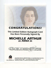 James Bond Archives 2014 Edition Michelle Arthur Autograph Card   - TvMovieCards.com