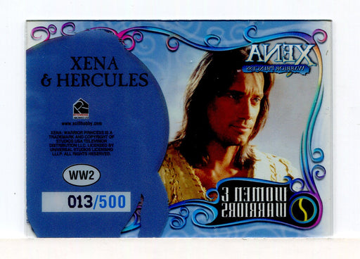 Xena Art & Images Women and Warriors Cell Chase Card WW2 #013/500   - TvMovieCards.com