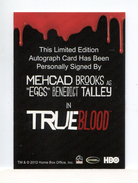 True Blood Season 7 Mehcad Brooks as Eggs Benedict Talley Autograph Card   - TvMovieCards.com