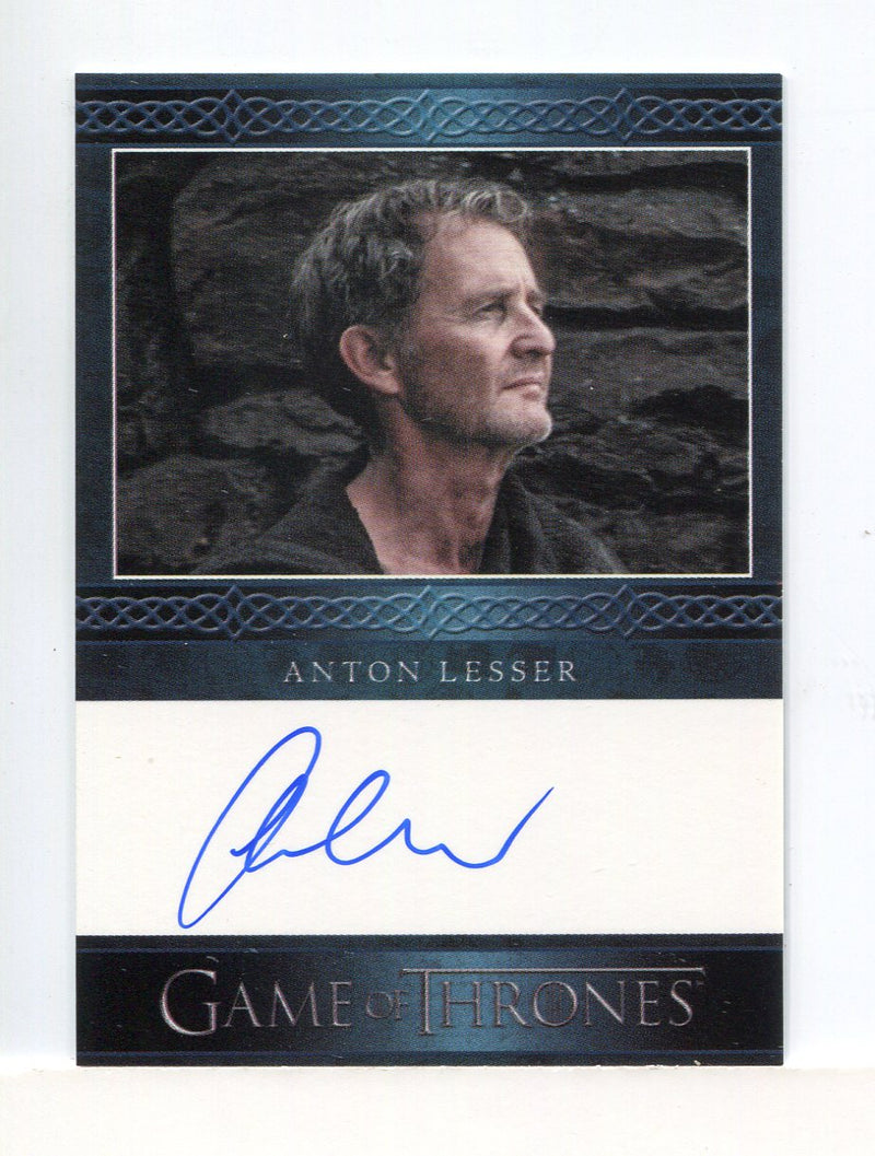 Game of Thrones Season 3 Anton Lesser as Qyburn Autograph Card   - TvMovieCards.com