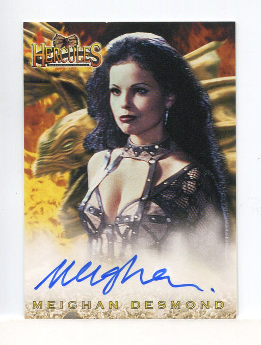 Hercules The Complete Journeys Meighan Desmond as Discord Autograph Card A15   - TvMovieCards.com
