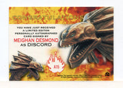 Hercules The Complete Journeys Meighan Desmond as Discord Autograph Card A15   - TvMovieCards.com