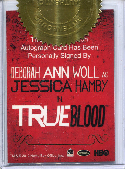 True Blood Archives Dealer Incentive Deborah Ann Woll Autograph Card   - TvMovieCards.com
