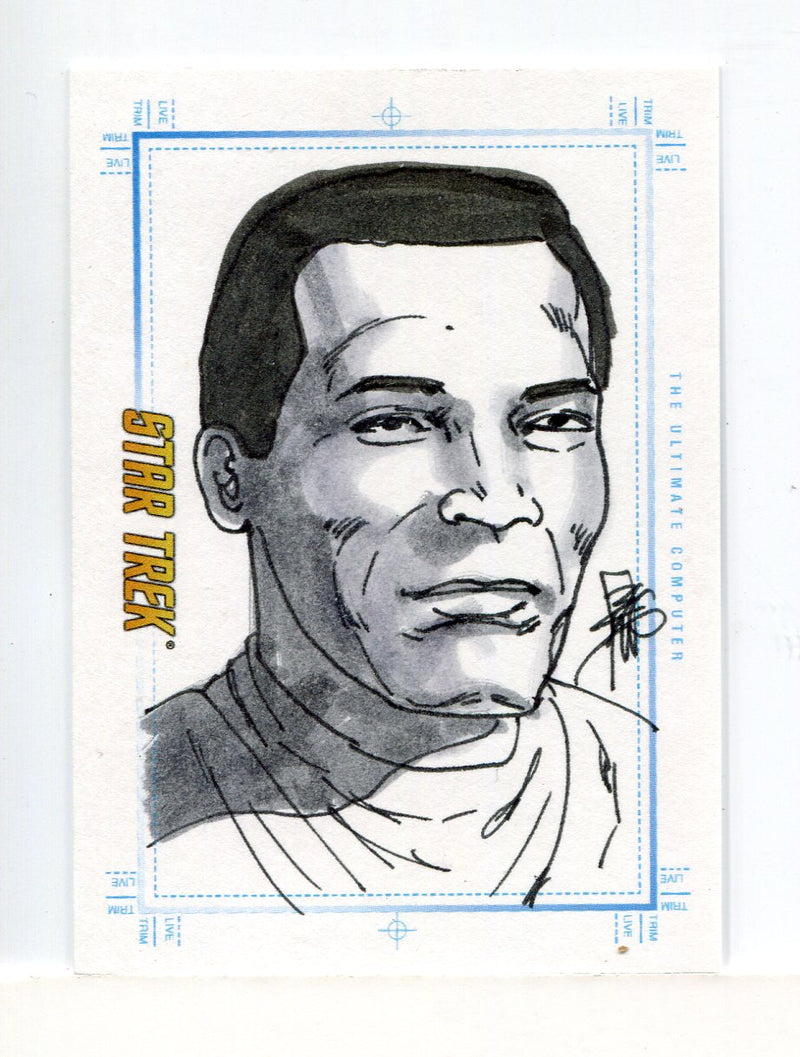 Star Trek TOS Portfolio Prints Autograph Sketch Card   - TvMovieCards.com
