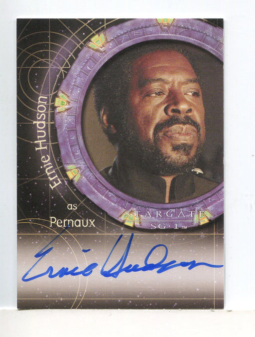 Stargate SG-1 Season Nine Ernie Hudson Autograph Card A88   - TvMovieCards.com