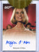 James Bond Quotable Maryam D'Abo Case Topper Autograph Card   - TvMovieCards.com