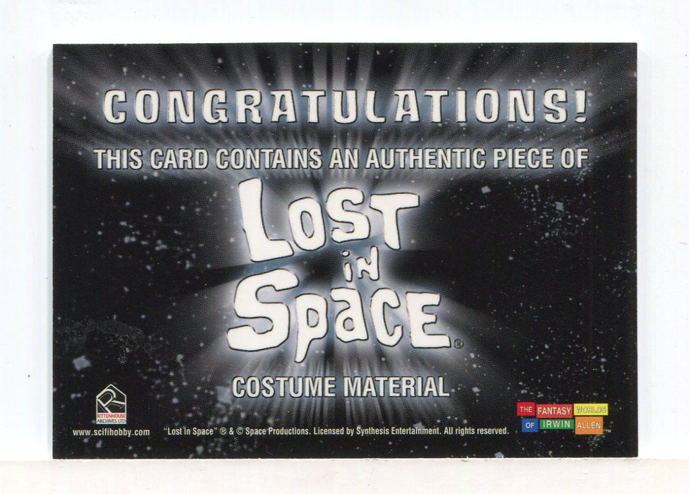 Fantasy Worlds of Irwin Allen Lost in Space Dr. Zachary Smith Costume Card   - TvMovieCards.com