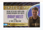 Farscape Season 4 Murray Bartlett Autograph Card A29   - TvMovieCards.com