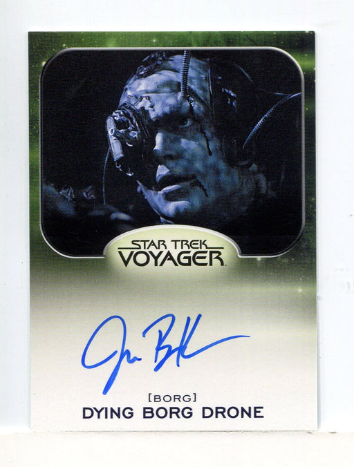 Star Trek Aliens Jonathan Breck as Dying Borg Drone Autograph Card   - TvMovieCards.com