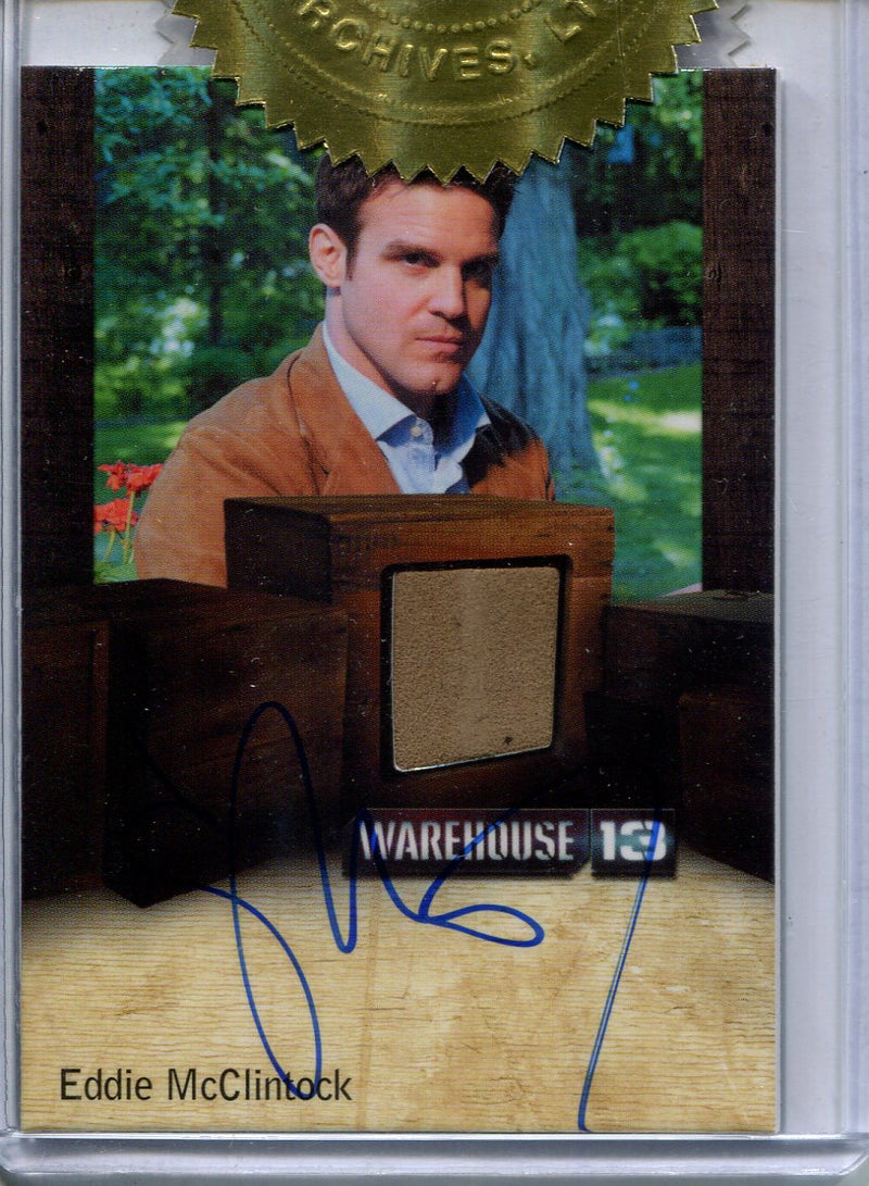 Warehouse 13 Premium Packs Season 3 McClintock Incentive Autograph Costume Card   - TvMovieCards.com