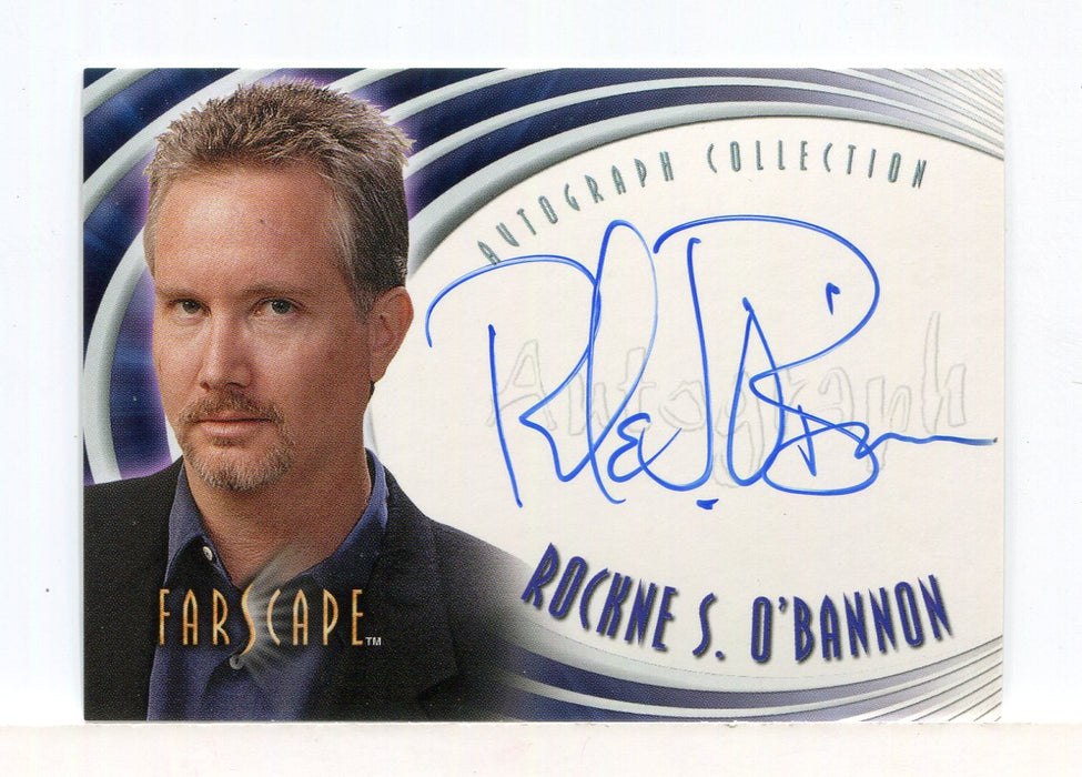 Farscape Season 1 Binder Exclusive Rockne S. O'Bannon Autograph Card A5   - TvMovieCards.com