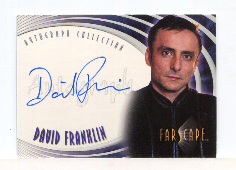 Farscape Season 4 David Franklin as Lt. Braca Autograph Card A25   - TvMovieCards.com