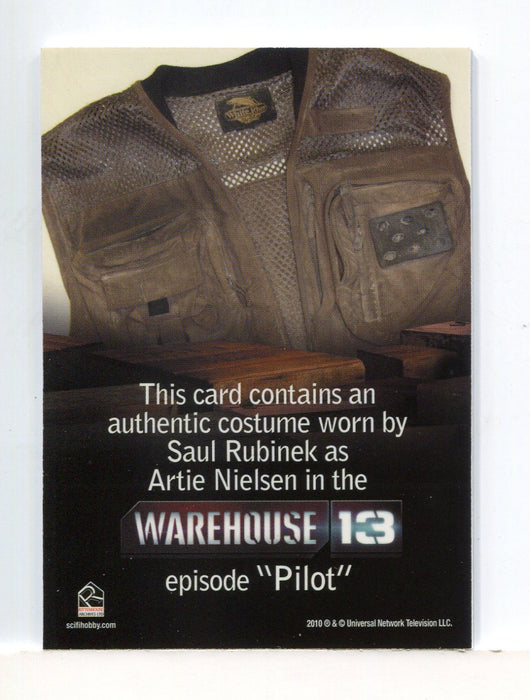 Warehouse 13 Season 1 One Artie Nielsen Costume Card   - TvMovieCards.com
