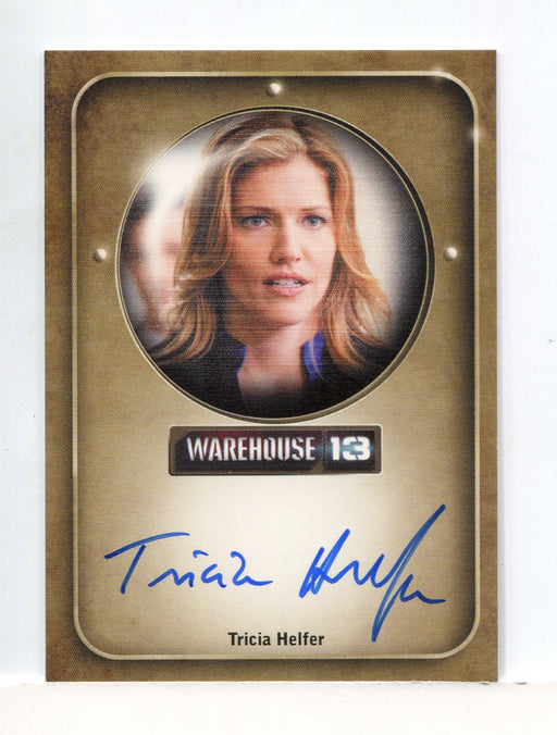 Warehouse 13 Season 1 One Tricia Helfer as Agent Bonnie Belski Autograph Card   - TvMovieCards.com