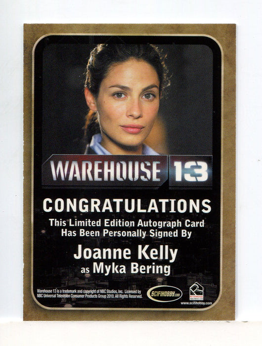 Warehouse 13 Season 1 One Joanne Kelly as Myka Bering Autograph Card   - TvMovieCards.com