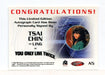 James Bond 40th Anniversary Tsai Chin Autograph Card A5   - TvMovieCards.com