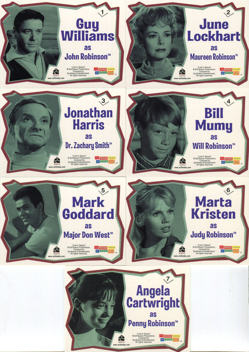 Lost in Space Complete Foil Characters Chase Card Set 7 Cards Rittenhouse 2005   - TvMovieCards.com