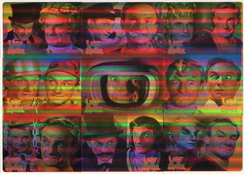 Lost in Space Complete The Many Faces of Dr. Smith Foil Puzzle Chase Card Set F1 - TvMovieCards.com