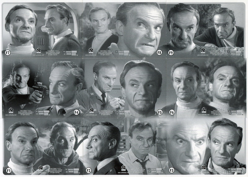 Lost in Space Complete The Many Faces of Dr. Smith Foil Puzzle Chase Card Set F1 - TvMovieCards.com