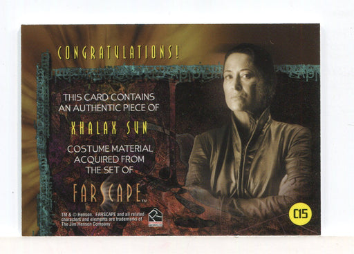 Farscape Season 3 Xhalax Sun Costume Card C15   - TvMovieCards.com