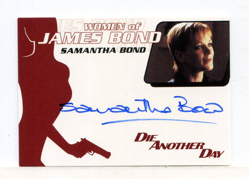 James Bond Mission Logs Women of James Bond Samantha Bond Autograph Card WA38   - TvMovieCards.com
