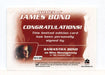 James Bond Mission Logs Women of James Bond Samantha Bond Autograph Card WA38   - TvMovieCards.com