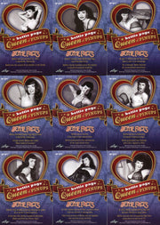 Bettie Page Pin-Ups Bettie Facts Chase Card Set 16 Cards Leaf 2014   - TvMovieCards.com