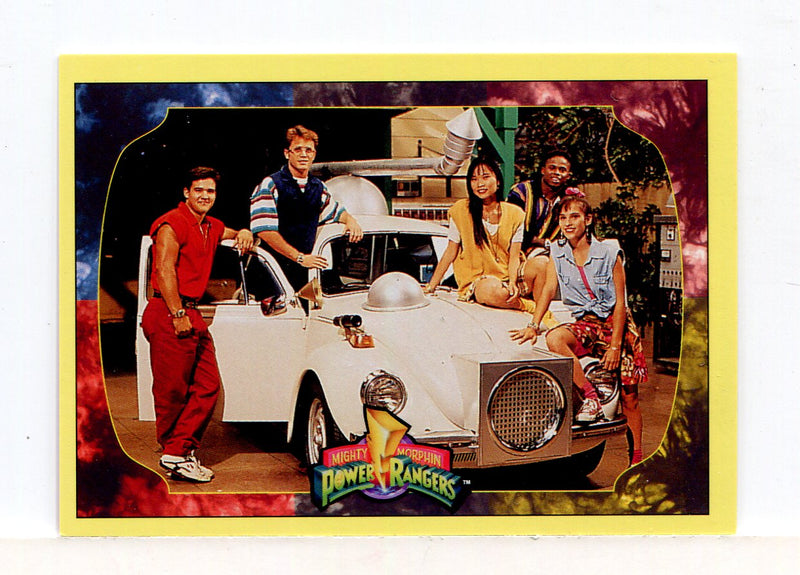 Power Rangers New Season Hobby 72 Base Card Set Yellow Boarder   - TvMovieCards.com