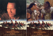 Scorpion King Promo Card Set SKP-1 and SKP-2  Inkworks 2002   - TvMovieCards.com