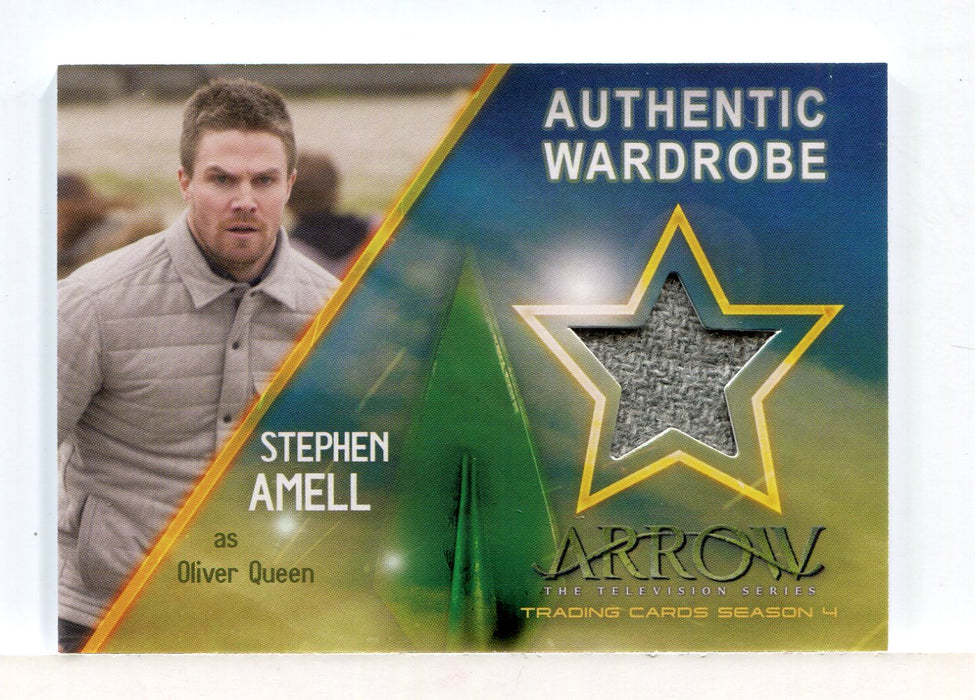 Arrow Season 4 Stephen Amell as Oliver Queen Wardrobe Costume Card B1   - TvMovieCards.com