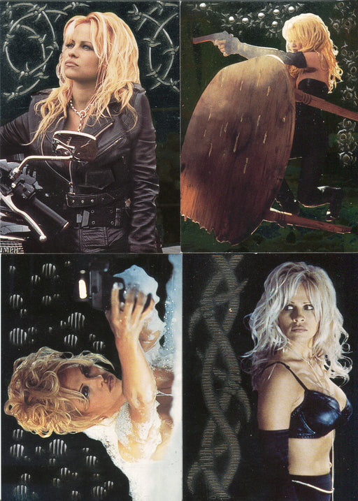 Barb Wire Movie Pamela Anderson Laser Cut Chase Card Set L1 thru L4 Topps   - TvMovieCards.com