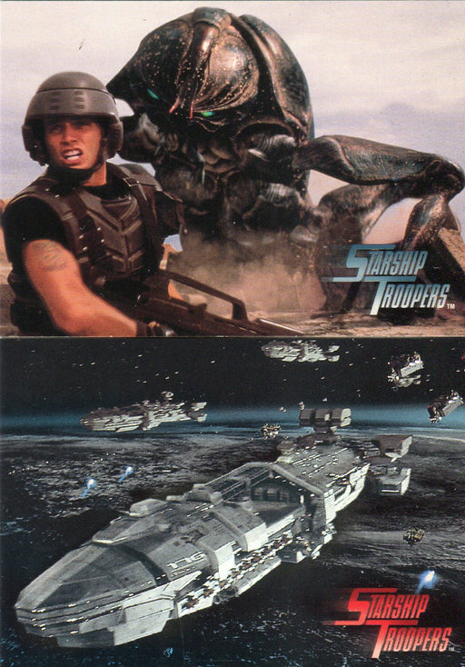 Starship Troopers Movie Promo Card Set P1 and P2 Inkworks 1997   - TvMovieCards.com