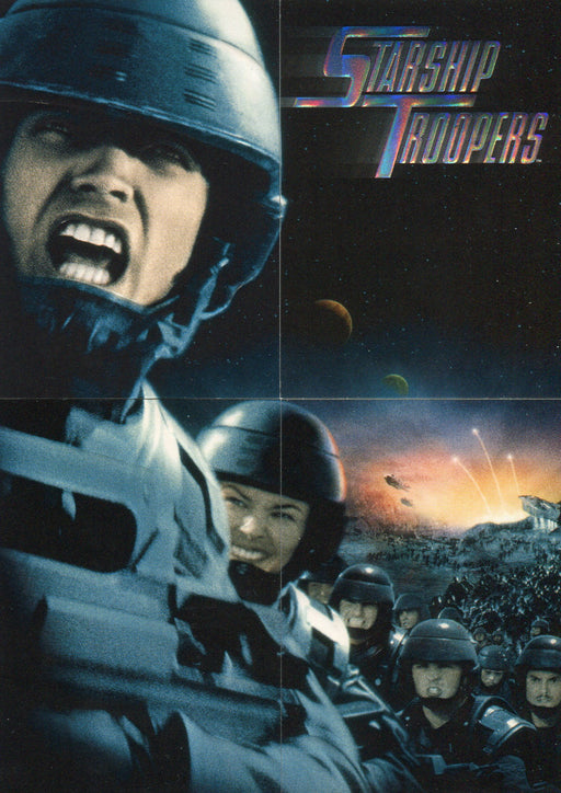 Starship Troopers Movie Art of Starship Chase Card Set 4 Cards Inkworks 1997   - TvMovieCards.com