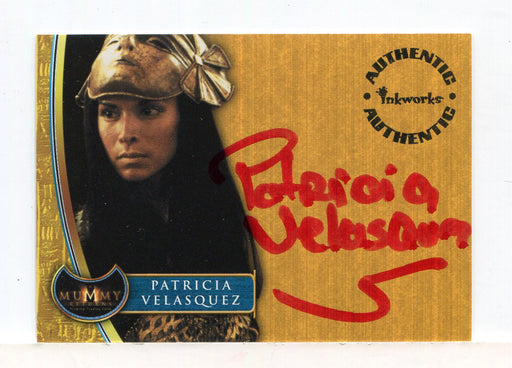 Mummy Returns Movie Patricia Velasquez as Anck Sunamun Autograph Card A6   - TvMovieCards.com