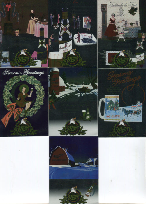 Miller Genuine Beer Holiday Chaser Foil Chase Card Set H1 - H15 Sports Time 1995   - TvMovieCards.com
