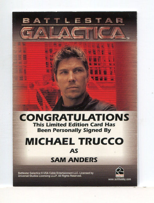 Battlestar Galactica Season Two Michael Trucco Autograph Card   - TvMovieCards.com