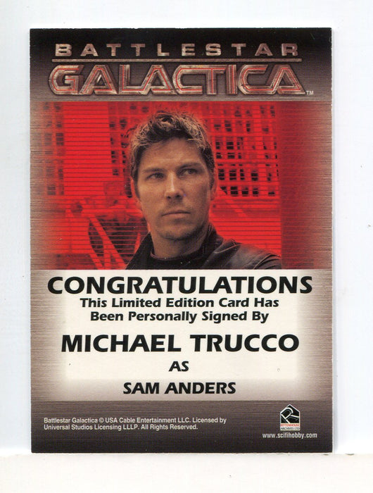 Battlestar Galactica Season Two Michael Trucco Autograph Card   - TvMovieCards.com
