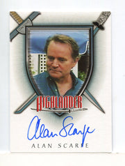 Highlander Complete Alan Scarfe as Craig Webster Autograph Card A20   - TvMovieCards.com
