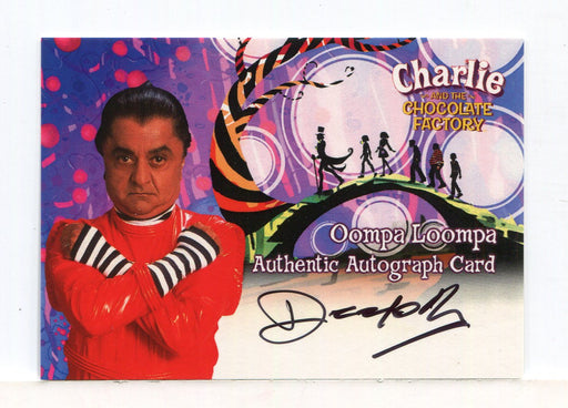 Charlie & Chocolate Factory Deep Roy as an Oompa Loompa Autograph Card   - TvMovieCards.com