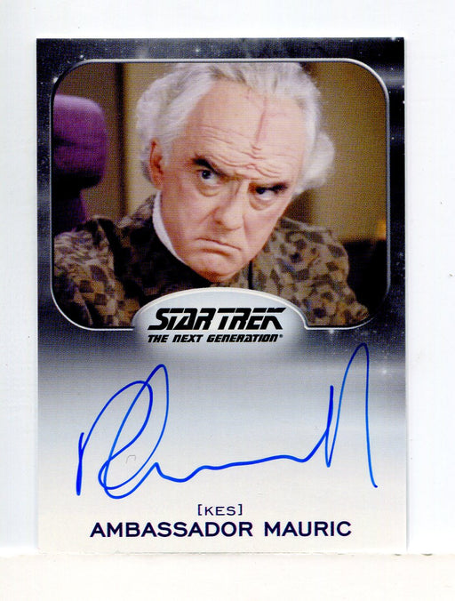 Star Trek Aliens Robin Gammell as Ambassador Mauric Autograph Card   - TvMovieCards.com