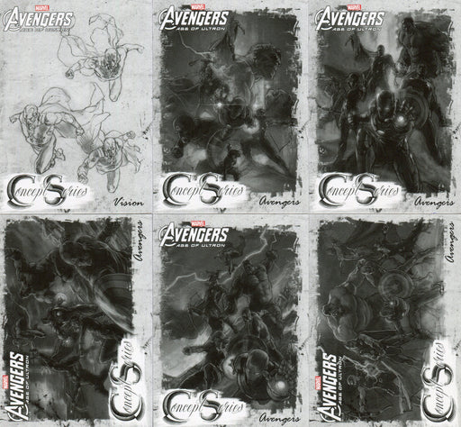 Marvel Avengers Age of Ultron 2015 Concept Series Chase Card Set C-1 thru C-15   - TvMovieCards.com