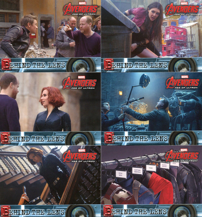 Marvel Avengers Age of Ultron 2015 Behind the Lens Chase Card Set BTL-1 -15   - TvMovieCards.com