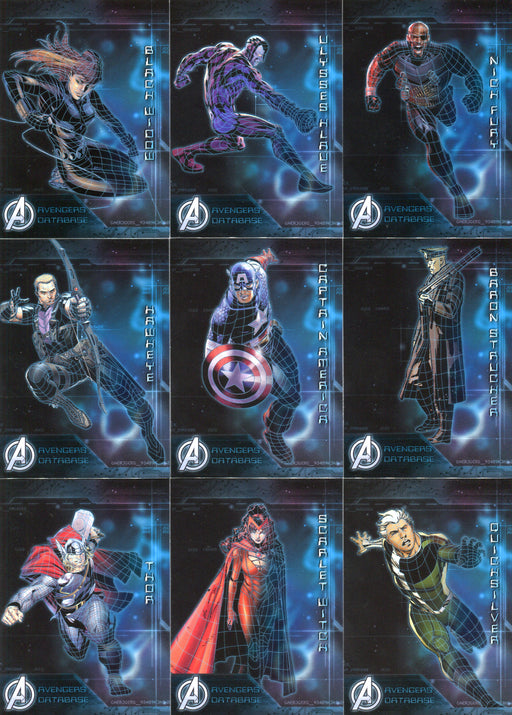 Marvel Avengers Age of Ultron 2015 Database Chase Card Set 15 Cards   - TvMovieCards.com