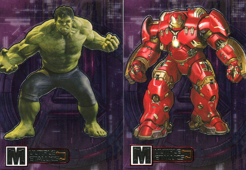 Marvel Avengers Age of Ultron 2015 Multiple Metallics Chase Card Set MM1-11   - TvMovieCards.com