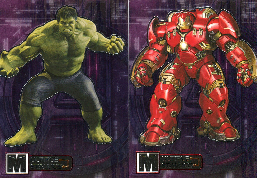 Marvel Avengers Age of Ultron 2015 Multiple Metallics Chase Card Set MM1-11   - TvMovieCards.com