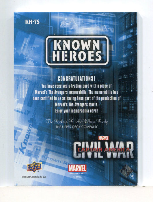 Captain America Civil War Movie Retail Tony Stark Costume Card KH-TS   - TvMovieCards.com