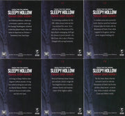 Sleepy Hollow Season One Character Bios Chase Card Set C1-6 Cryptozoic 2015   - TvMovieCards.com