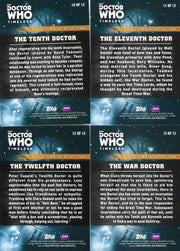Doctor Who 2016 Timeless Doctors Across Time Chase Card Set 13 Cards Topps   - TvMovieCards.com