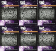 Doctor Who 2016 Timeless Companions Across Time Chase Card Set 10 Cards   - TvMovieCards.com