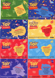 Toy Story Series 1 Disney Movie Sticker Chase Card Set 1-8 Skybox 1995   - TvMovieCards.com